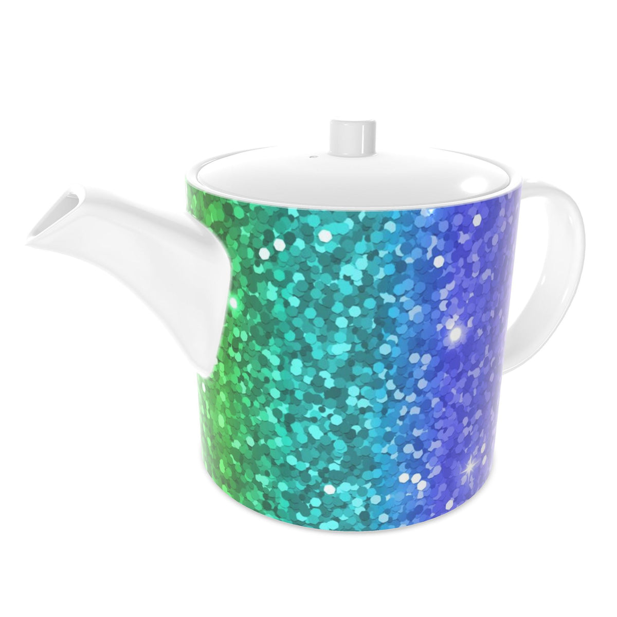 Sparkle Spectrum Bone China Teapot