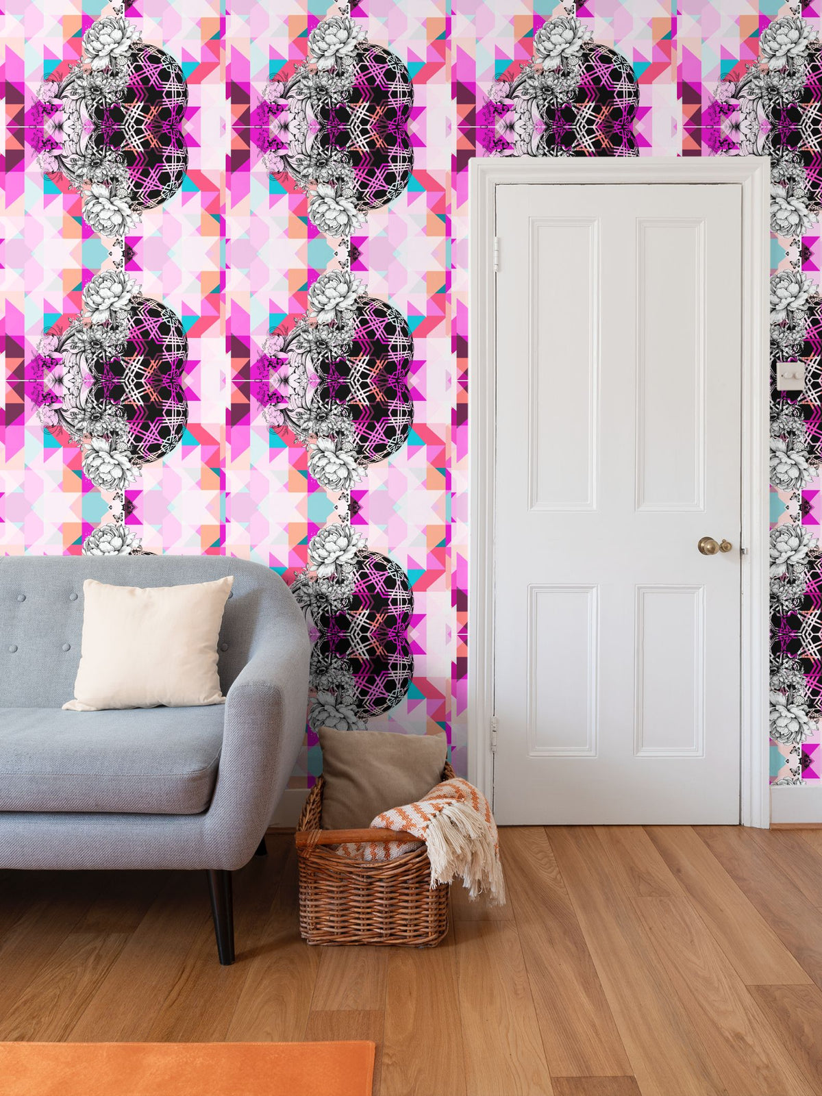 Wallpaper Vortex Pink Fractals