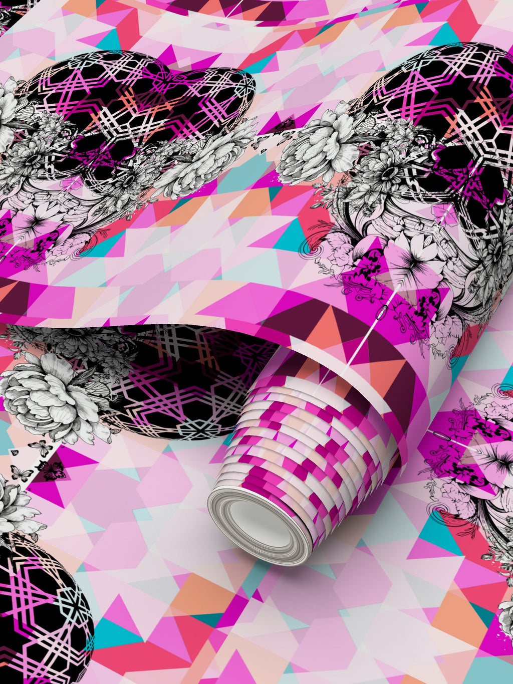 Wallpaper Vortex Pink Fractals