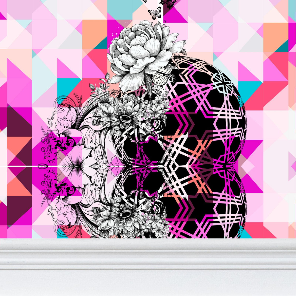 Wallpaper Vortex Pink Fractals