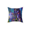 Vibrant Abstract Art Square Pillow for Home Decor